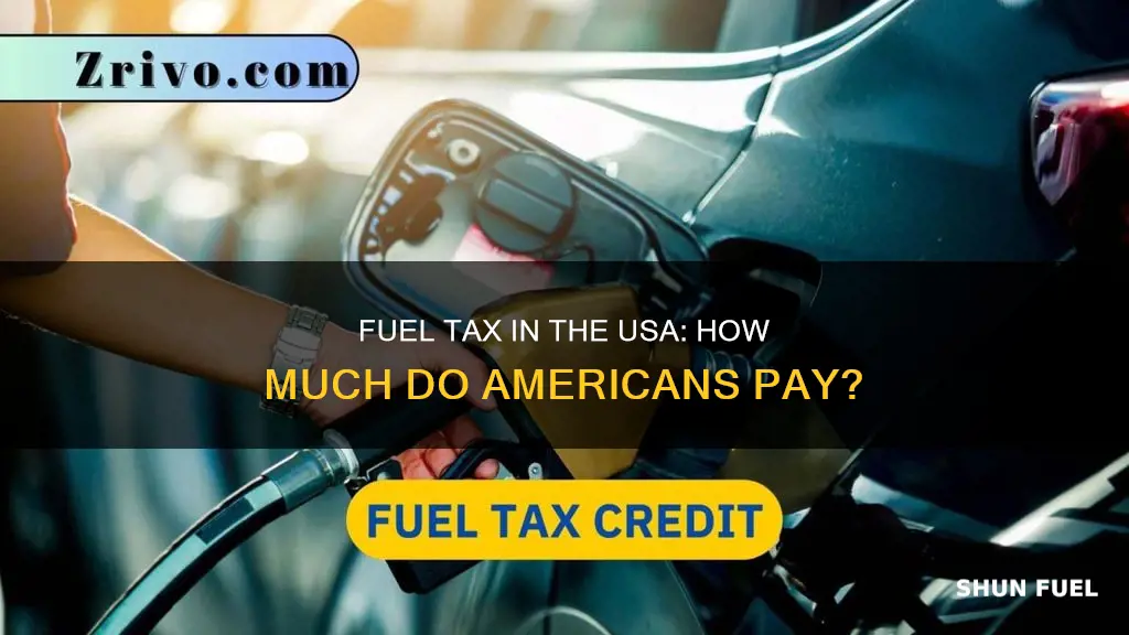 how much is fuel tax in usa