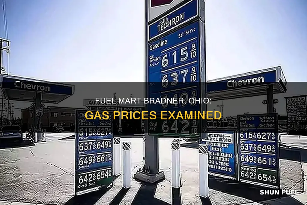 how much is gas at fuel mart in bradner ohio