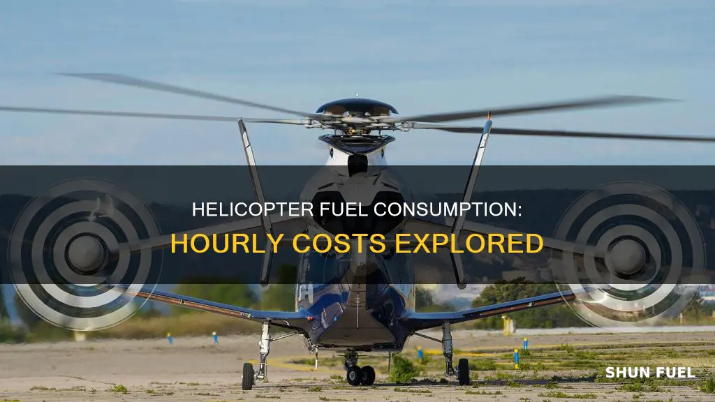 how much is helicopter fuel per hour