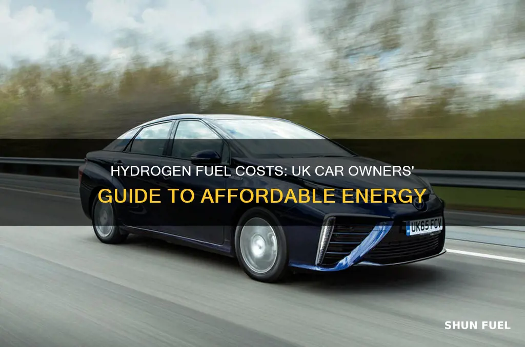 how much is hydrogen fuel for cars uk