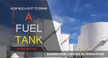 Cost of Draining a Fuel Tank: How Much?
