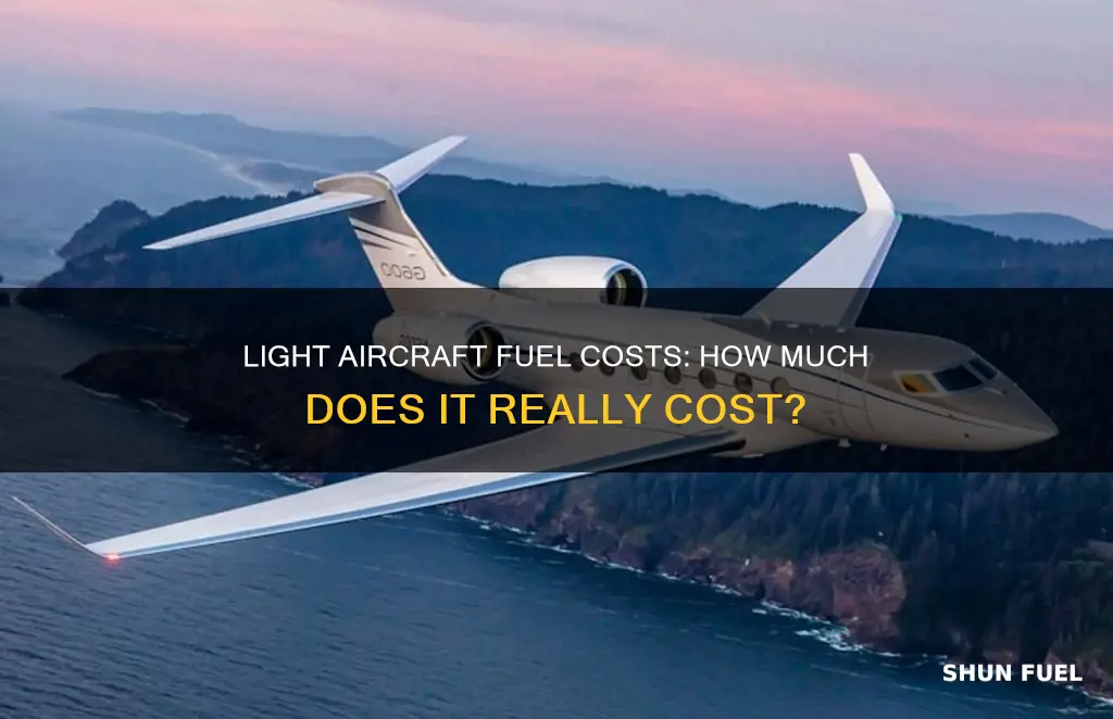 how much is light aircraft fuel