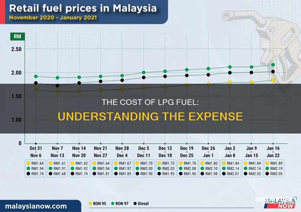 how much is lpg fuel