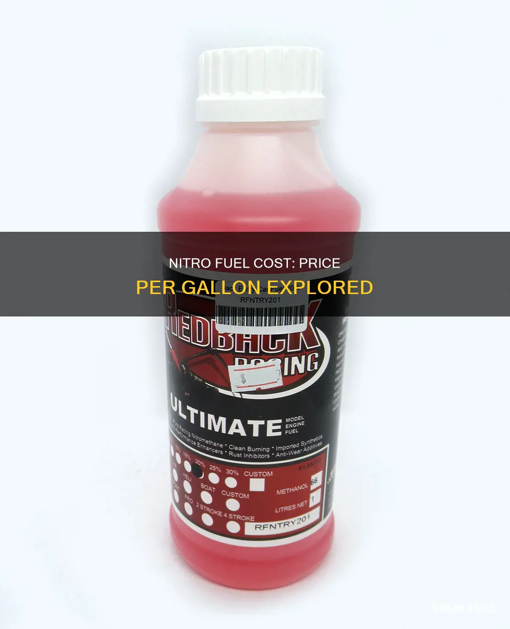 how much is nitro fuel per gallon