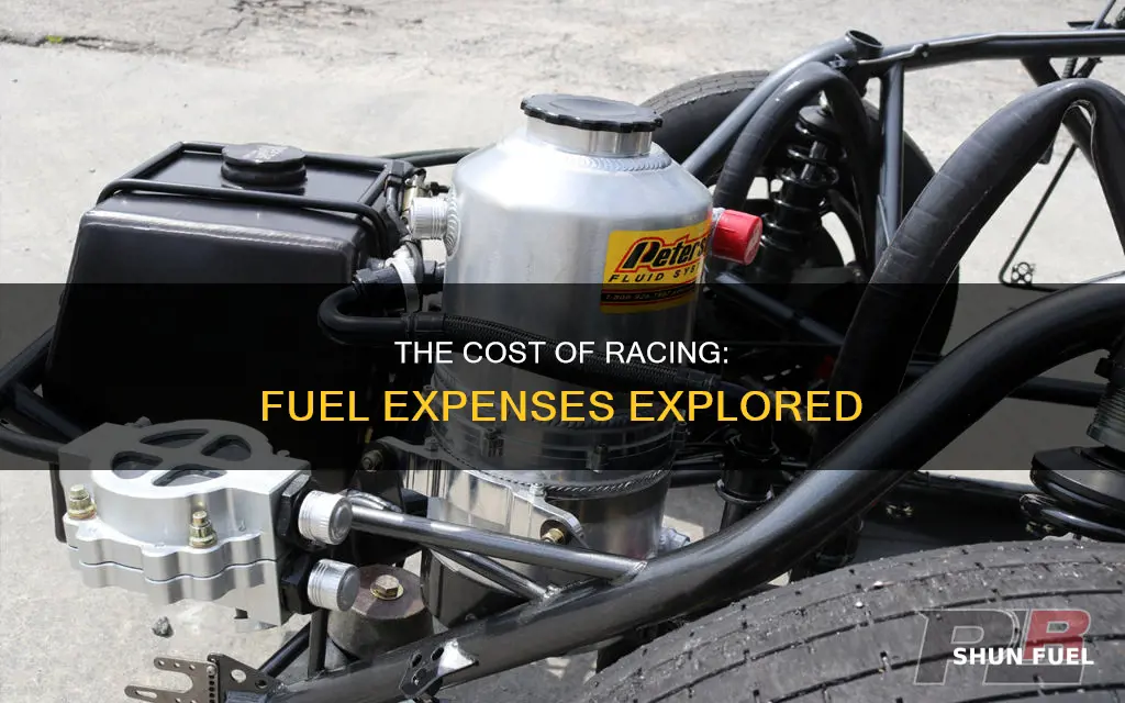 how much is race car fuel