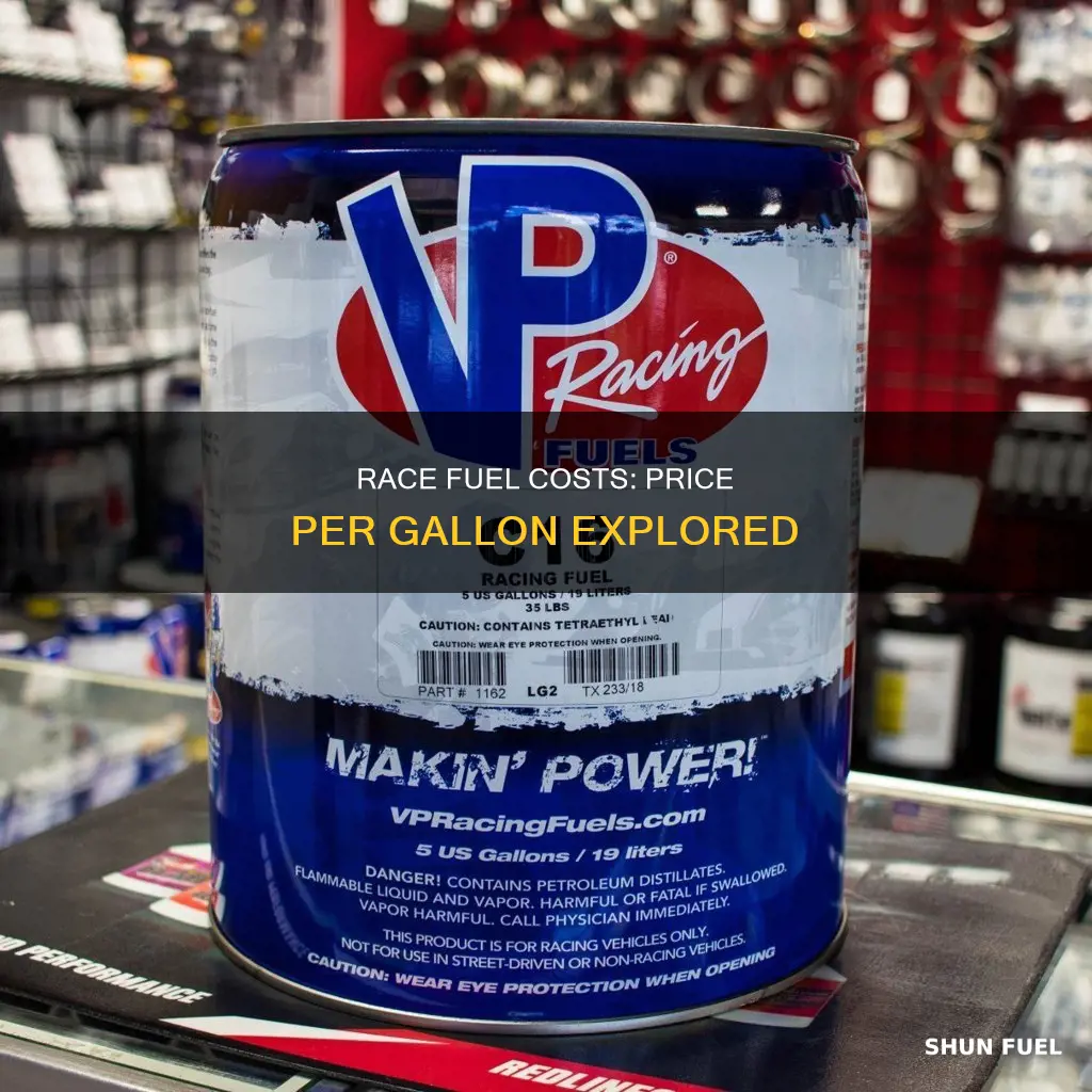 how much is race fuel per gallon