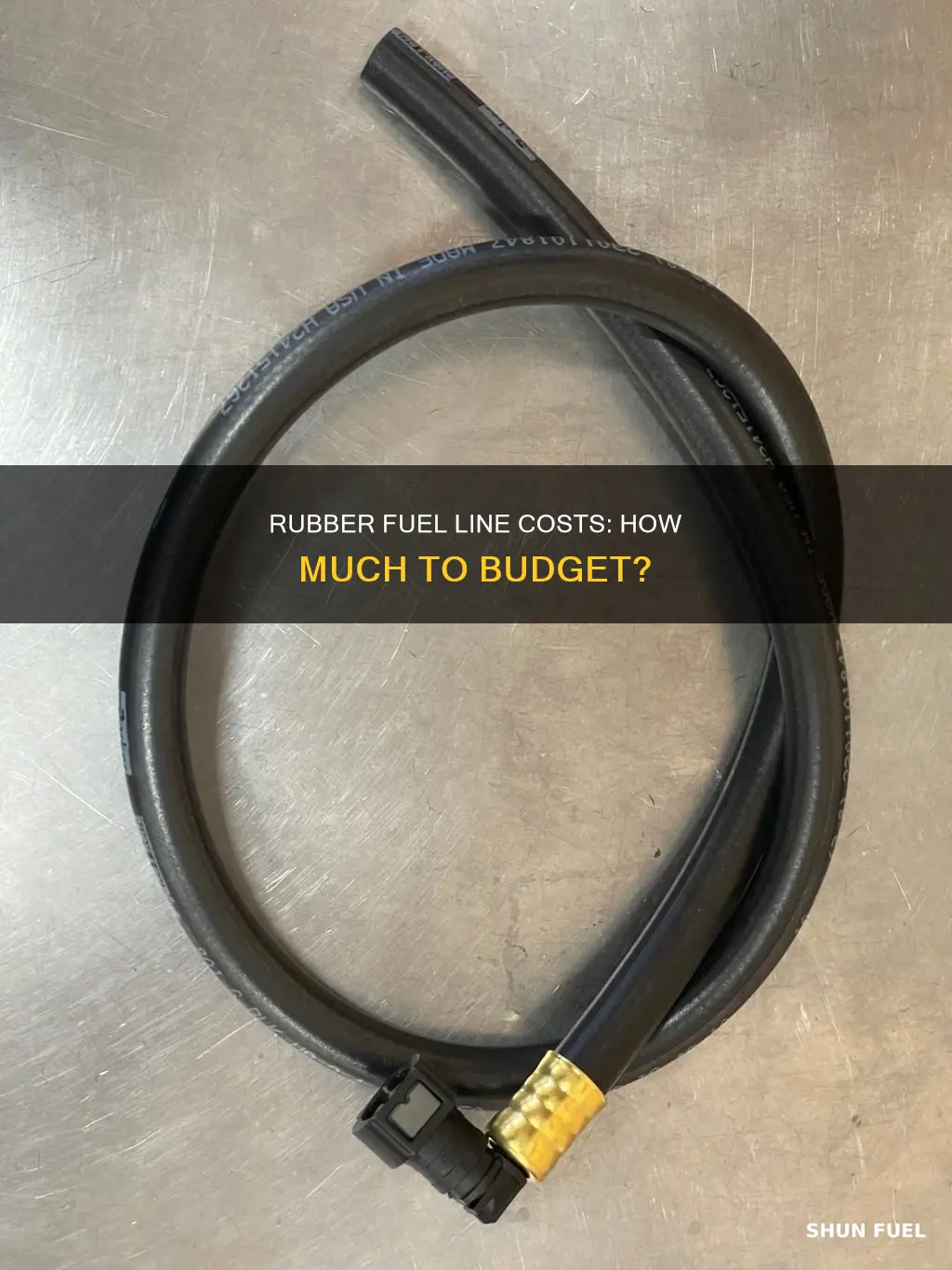 how much is rubber fuel line
