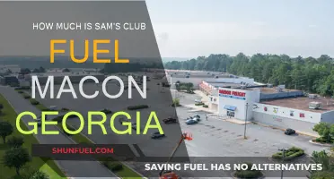 Sam's Club Fuel Prices in Macon, Georgia