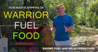 Warriors Fuel Food: Shipping Costs Explained