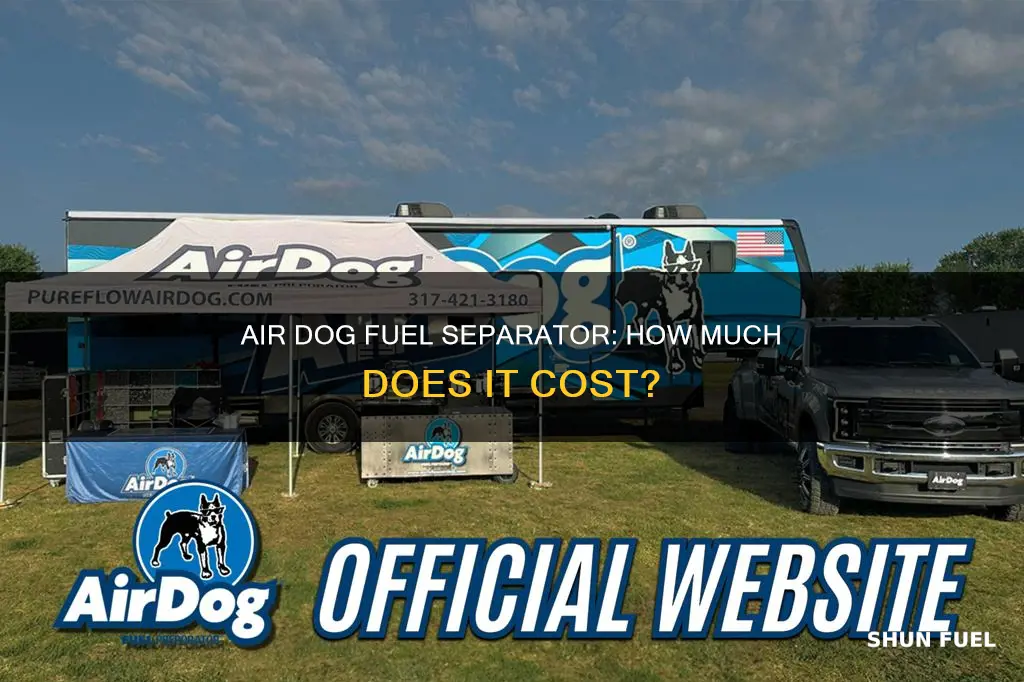 how much is the air dog fuel seperator