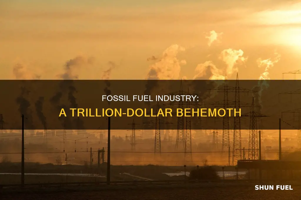 how much is the fossil fuel industry worth
