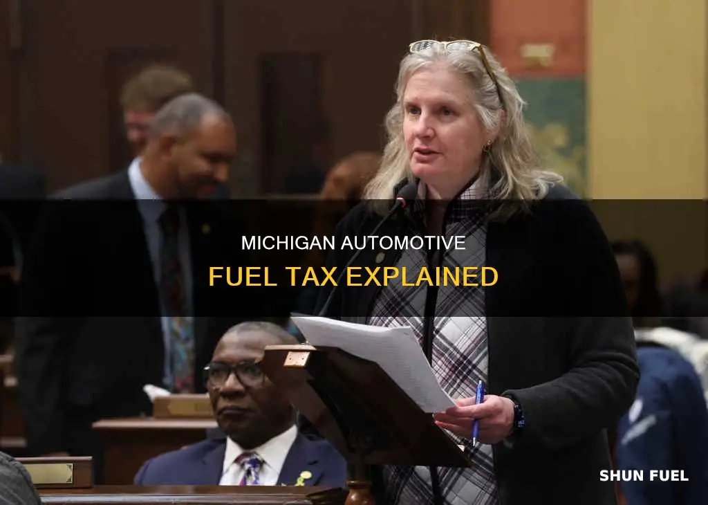 how much is the tax on automotive fuel in michigas