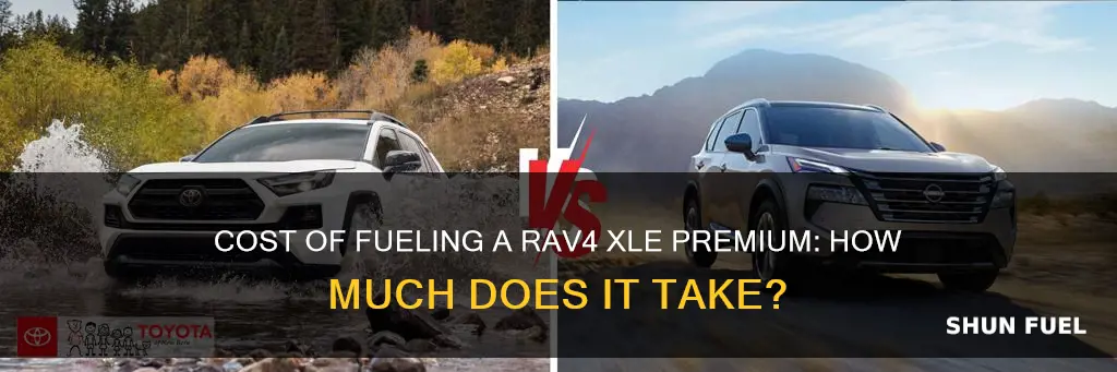 how much is to fuel a rav4 xle premium