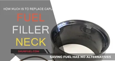 Cost of Replacing a Capless Fuel Filler Neck