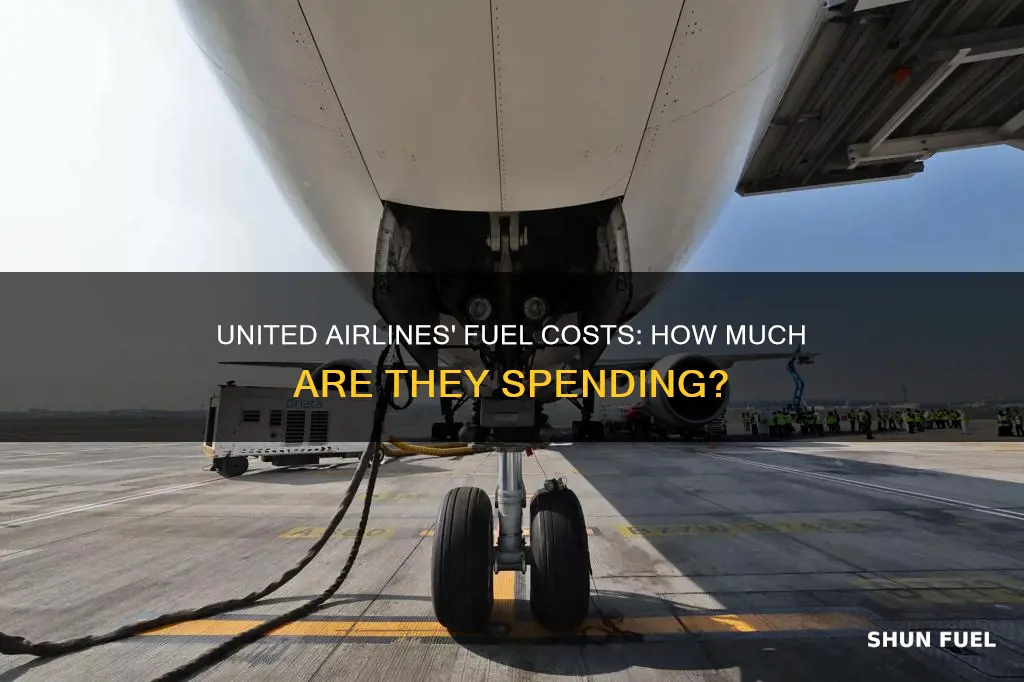 how much is united ailines paying for fuel