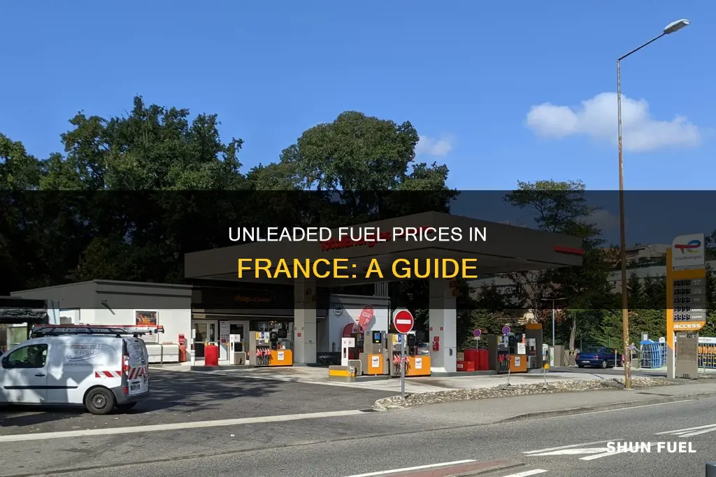 how much is unleaded fuel in france