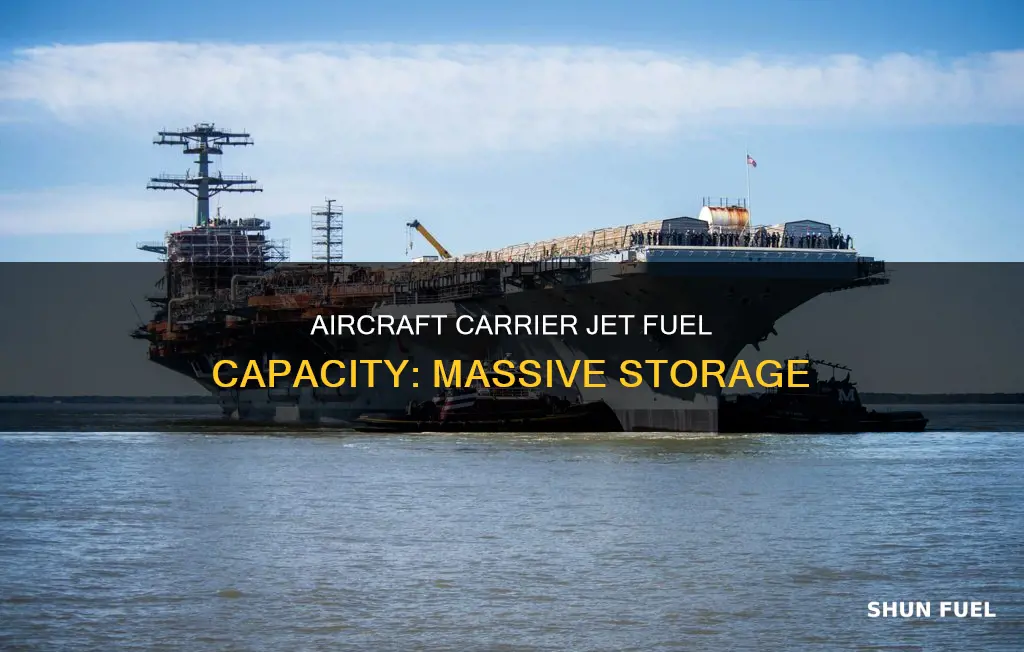 how much jet fuel can an aircraft carrier hold