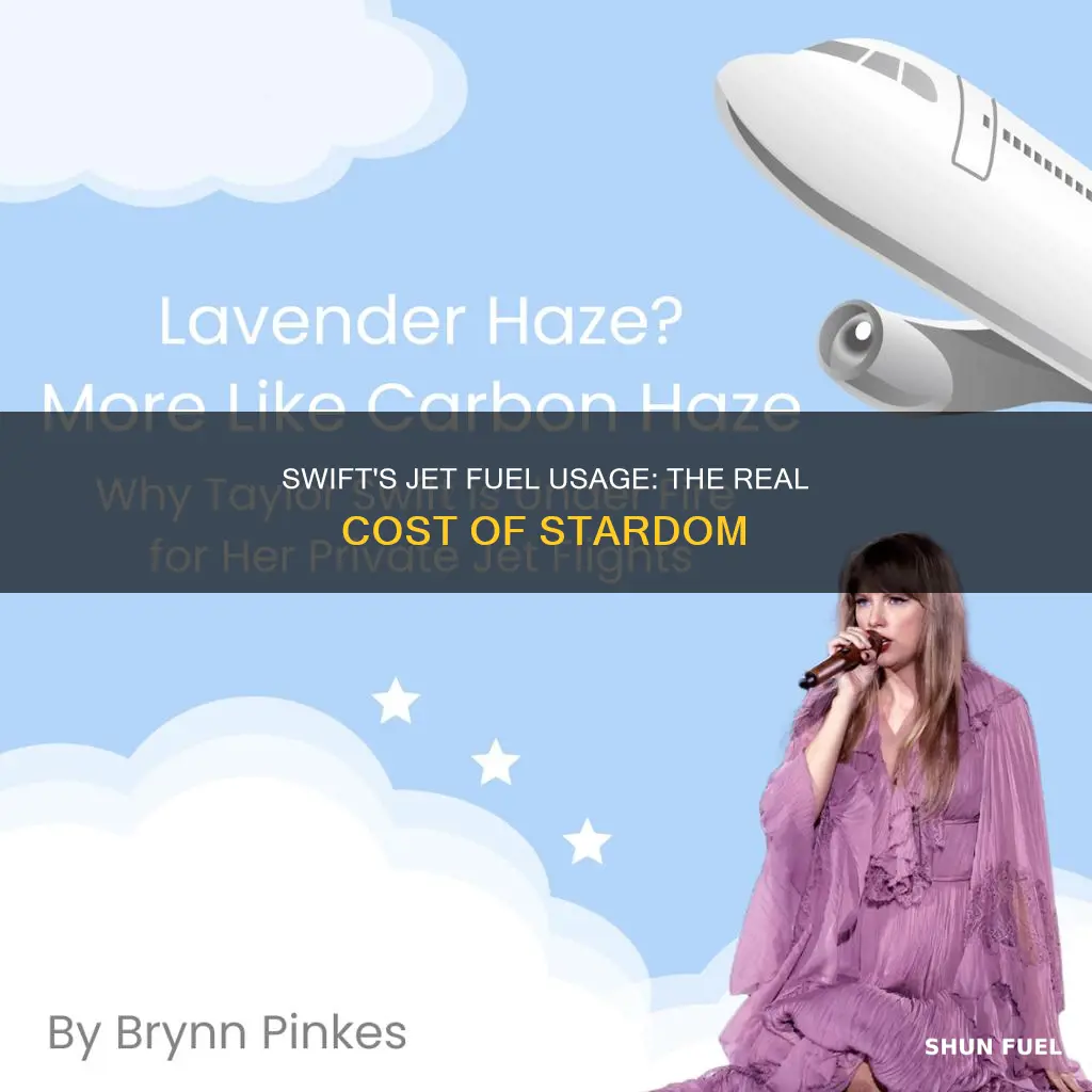 how much jet fuel did taylor swift use