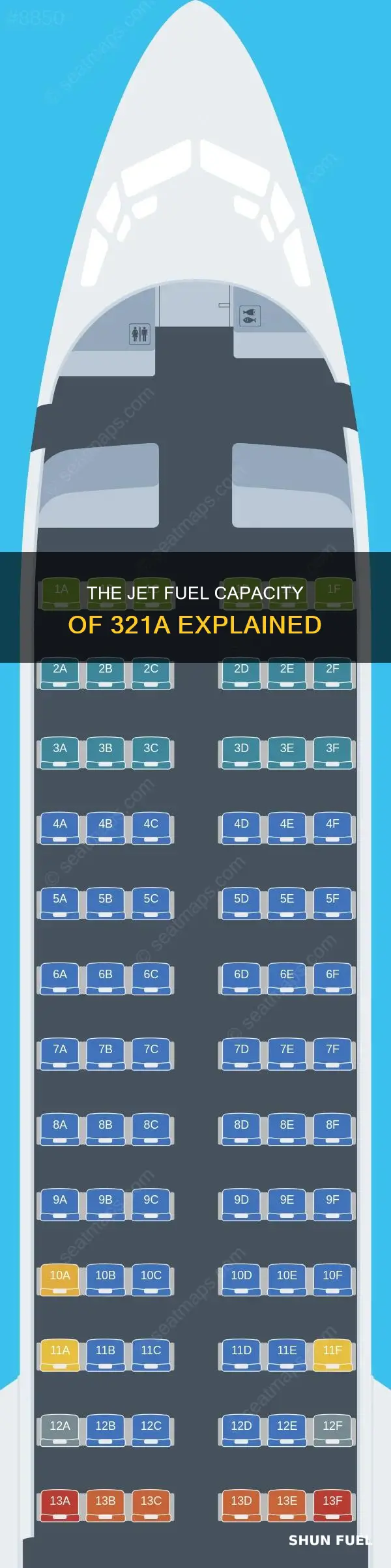 how much jet fuel does 321a hold