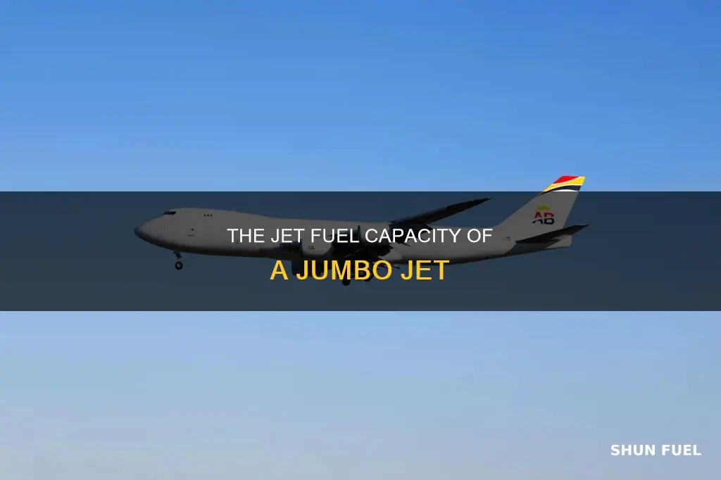 how much jet fuel does a 747 carry