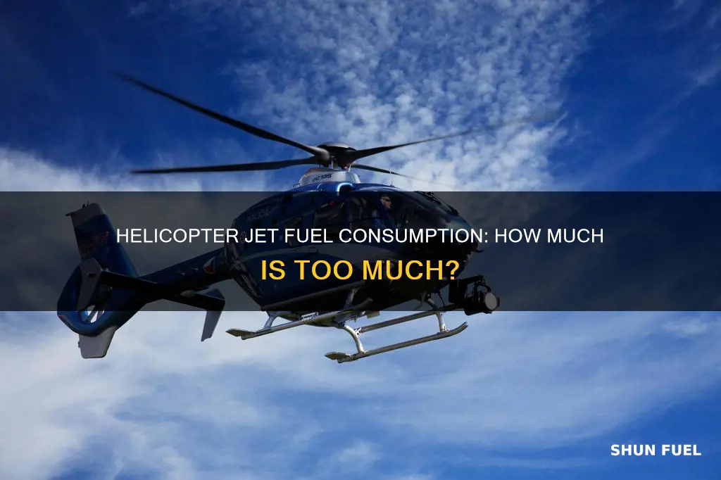 how much jet fuel does a helicopter use