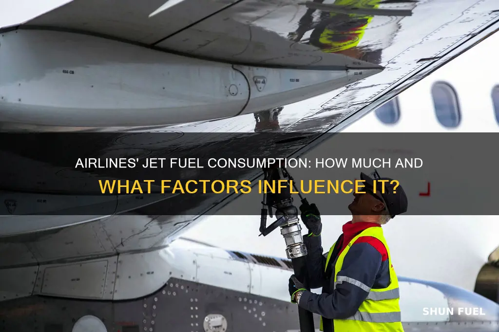 how much jet fuel does an airline use