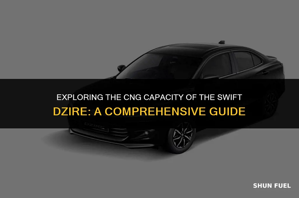 how much kg cng in swift dzire