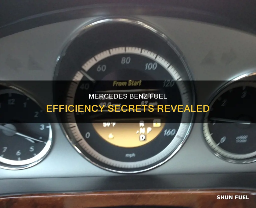 how much km mercedes benz drive per litter fuel