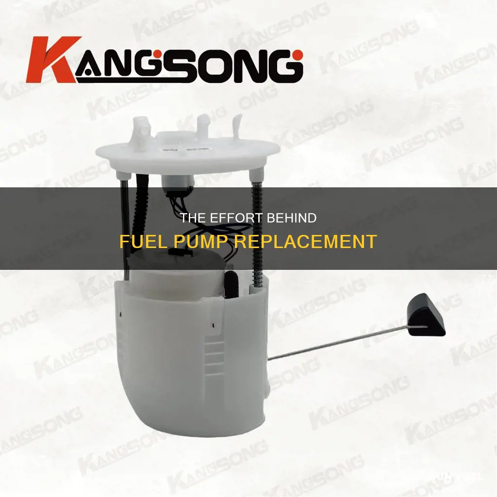 how much labor involved in fuel pump replacement