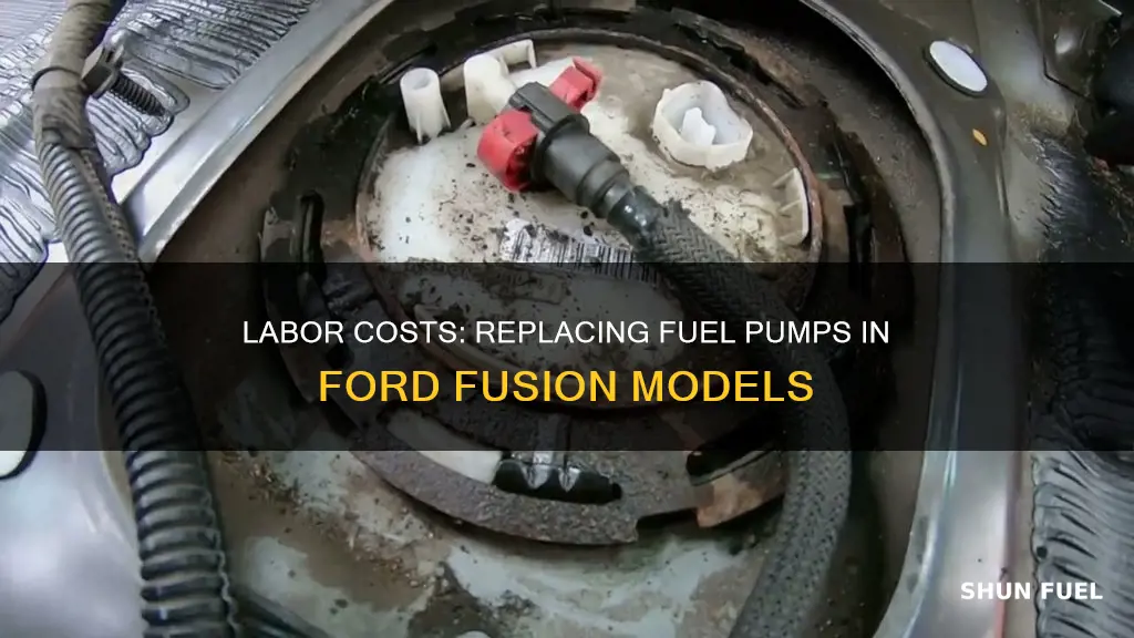 how much labor to replace fuel pump in ford fusion