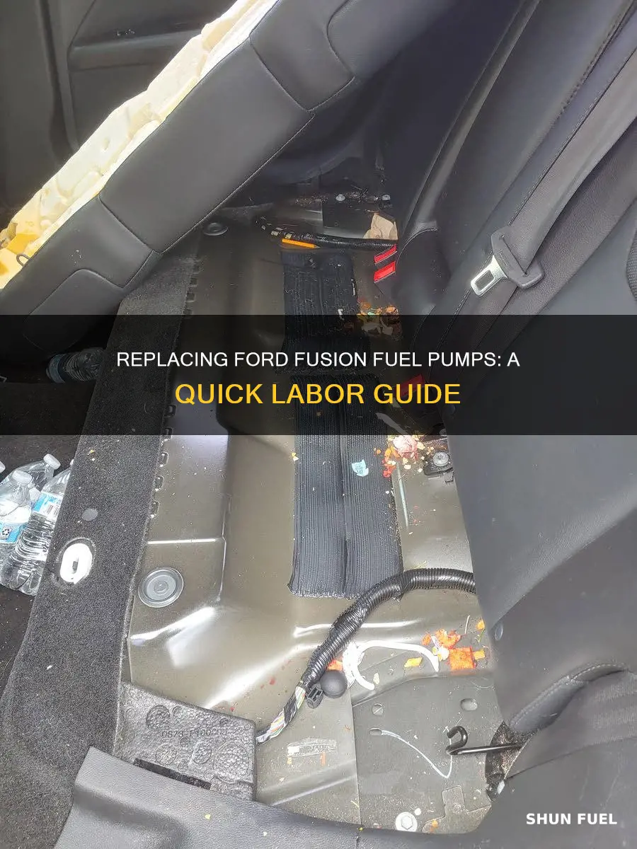 how much labor to replace fuel pump in ford fusion