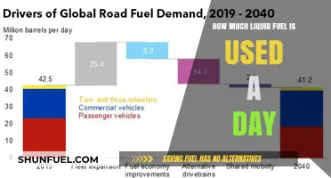 Daily Global Liquid Fuel Consumption: How Much is Used?