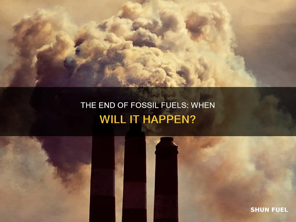 how much longer until fossil fuels run out