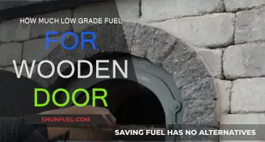 Fuel Quantity for Burning Wooden Doors