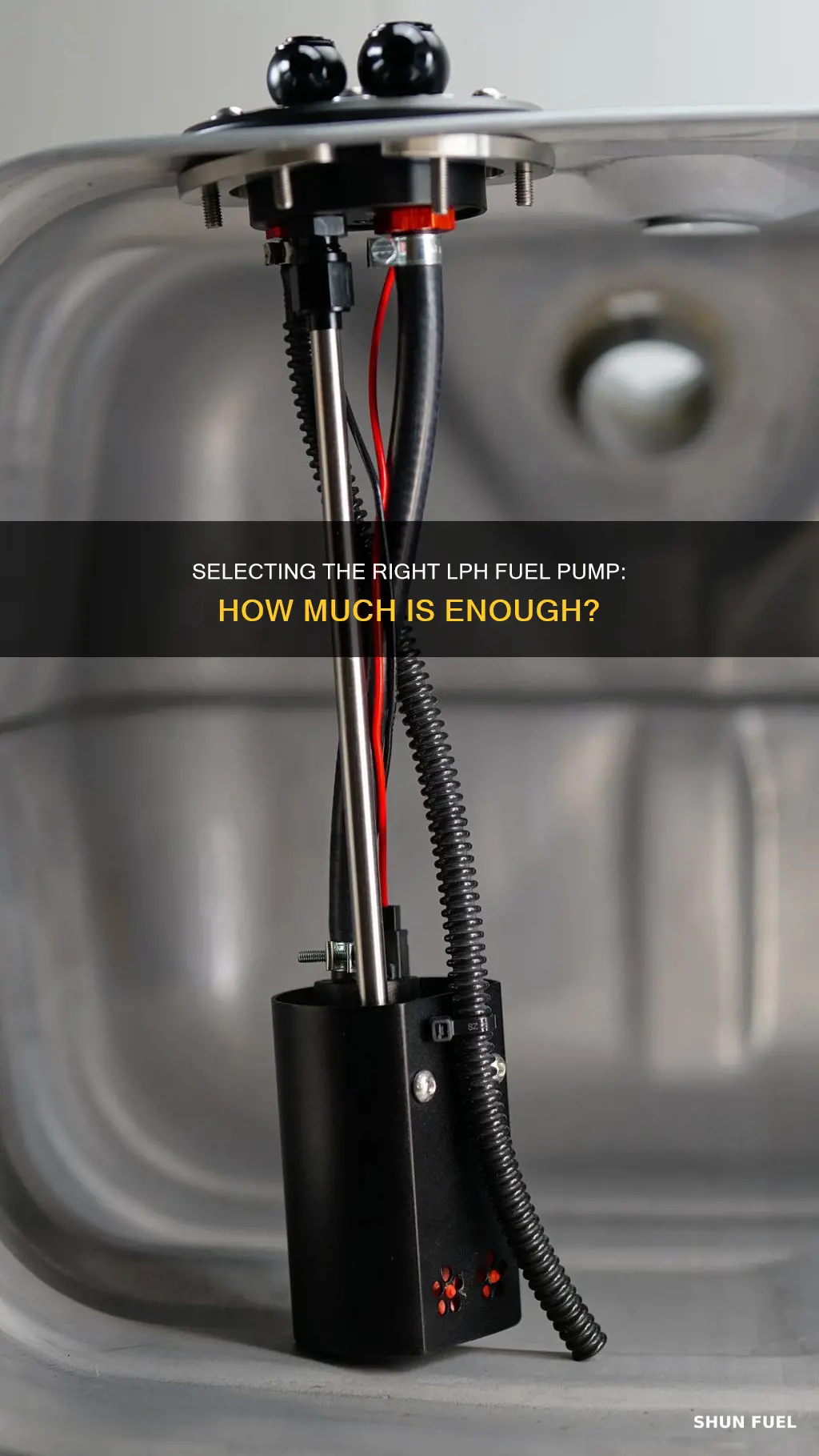 how much lph fuel pump