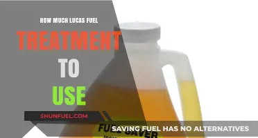 Optimal Lucas Fuel Treatment Dosage for Peak Engine Performance