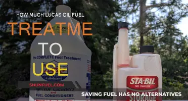 Lucas Oil Fuel Treatment: How Much to Use?