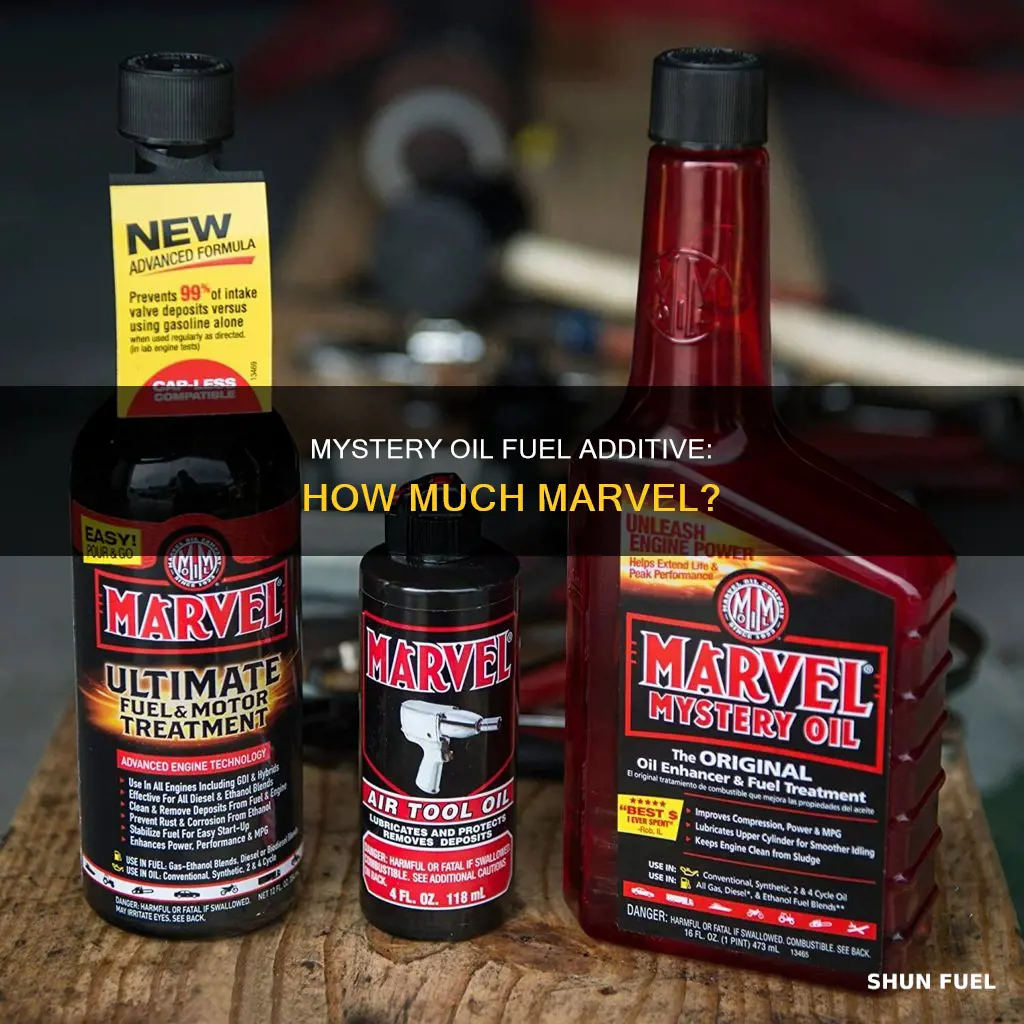 how much marvel mystery oil fuel additive