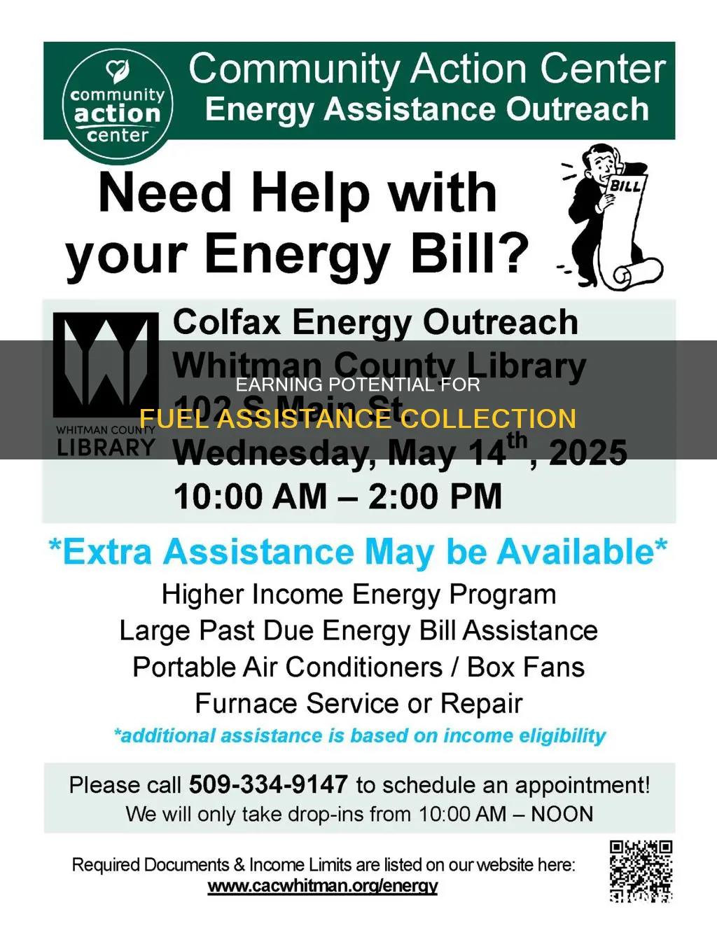 how much money can i make to collect fuel assistance