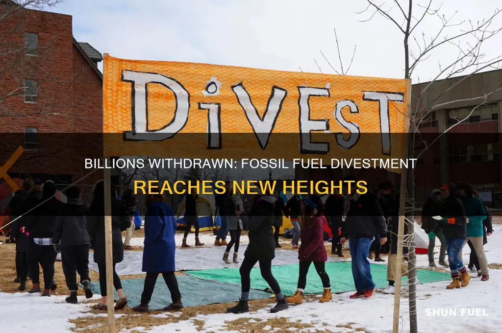 how much money has been divested from fossil fuels