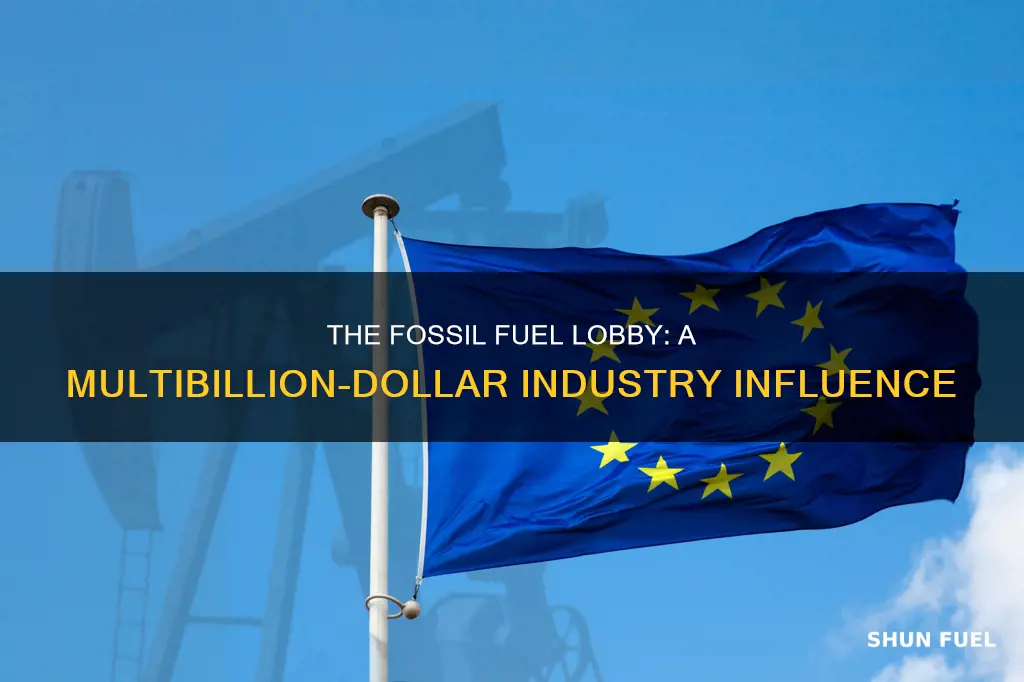 how much money is in the fossil fuel lobby