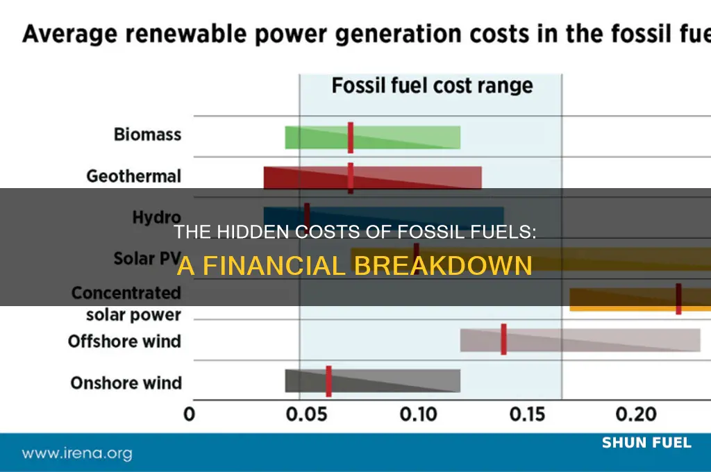 how much money is spent in to burning fossil fuels