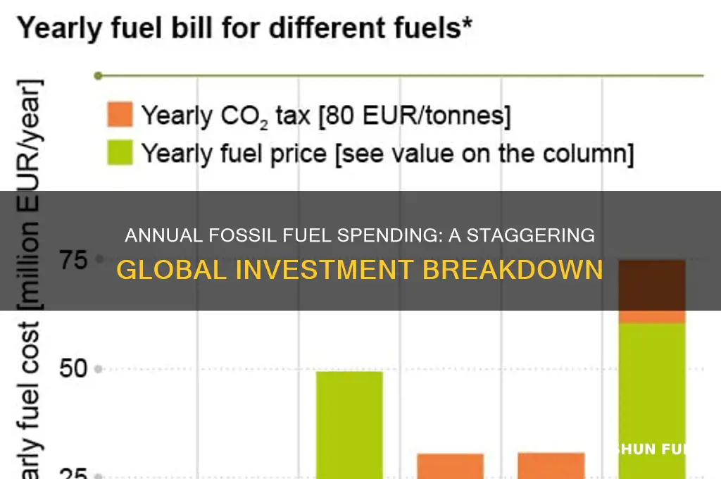 how much mony is spent on fossil fuels each year