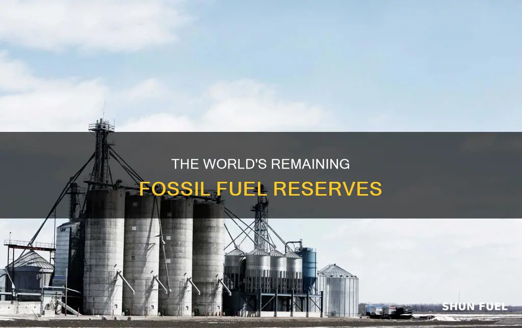 how much more fossil fuel is left