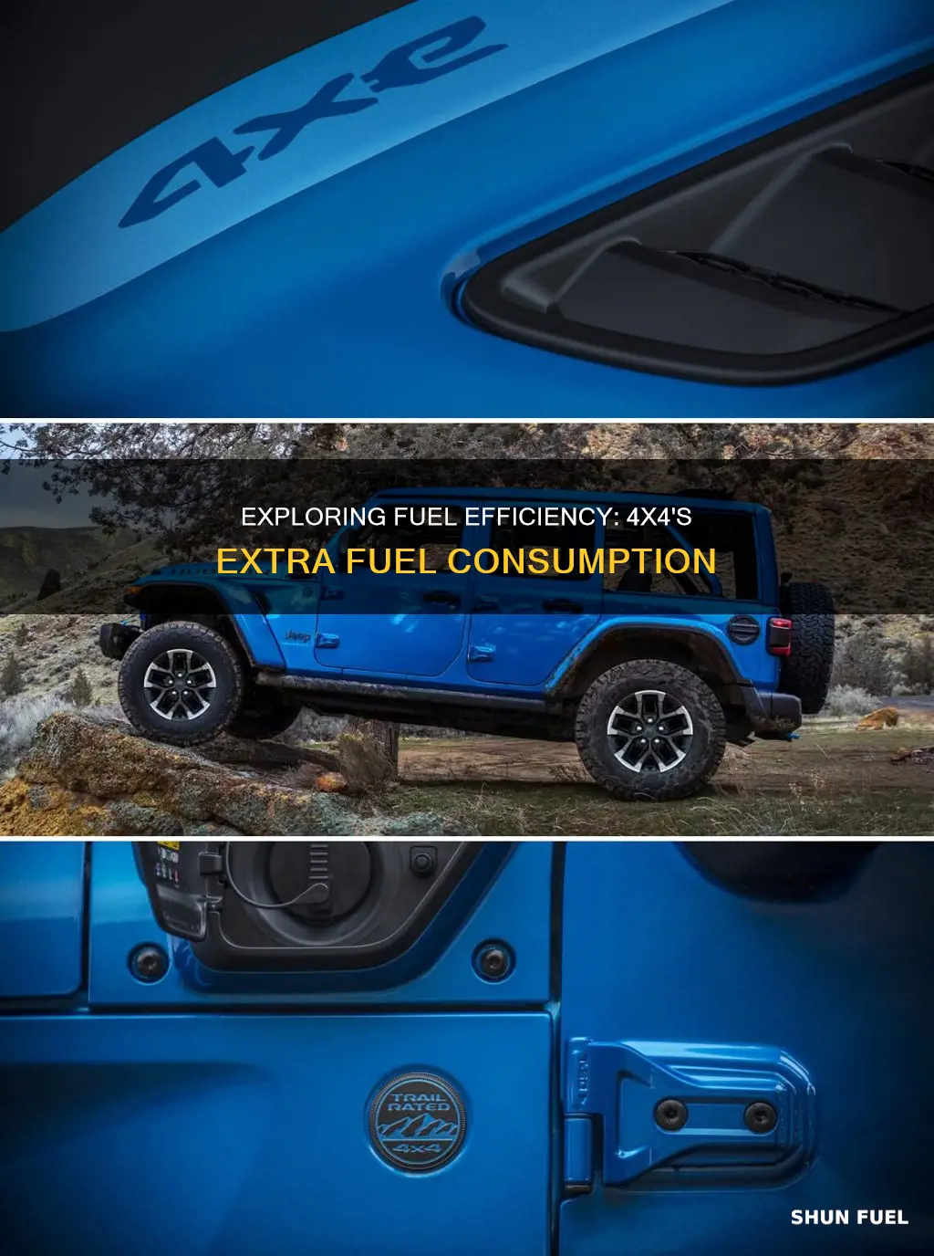 how much more fuel does 4x4 use