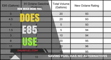 E85 Fuel Efficiency: Understanding Higher Consumption Compared to Gasoline