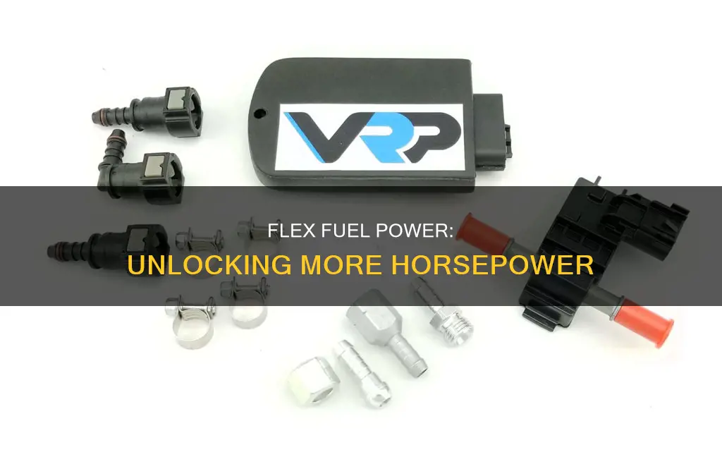 how much more hp does flex fuel give