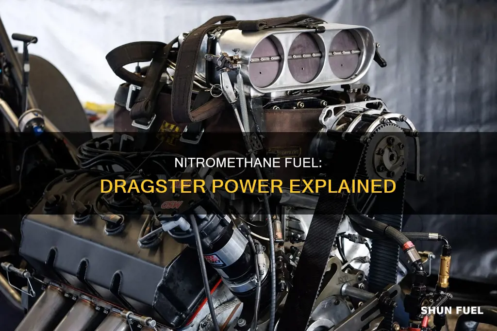 how much nitromethane does a top fuel dragster use