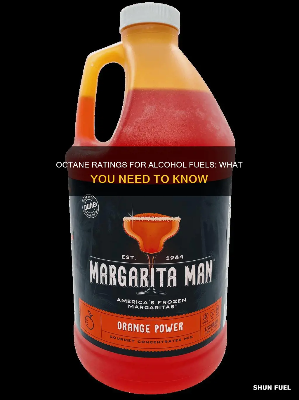 how much octane is alcohol fuel