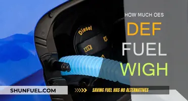 The Weight of DEF Fuel: How Much Does It Weigh?